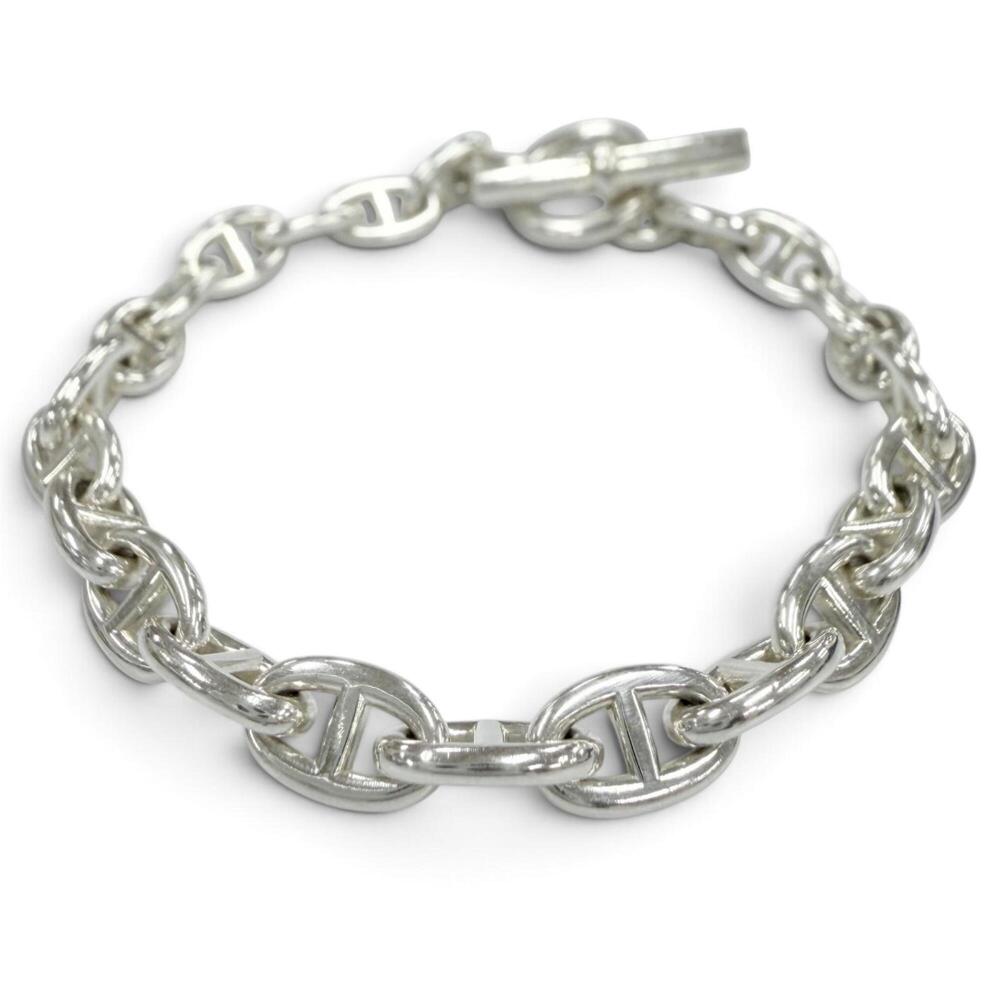 HERMES Silver Charm Bracelet